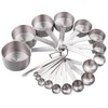 Smithcraft Measuring Cups and Spoons Set, 18/8 Stainless Steel Measuring