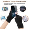 Pleneal Winter Fingerless Gloves for Women Men - Women's Winter