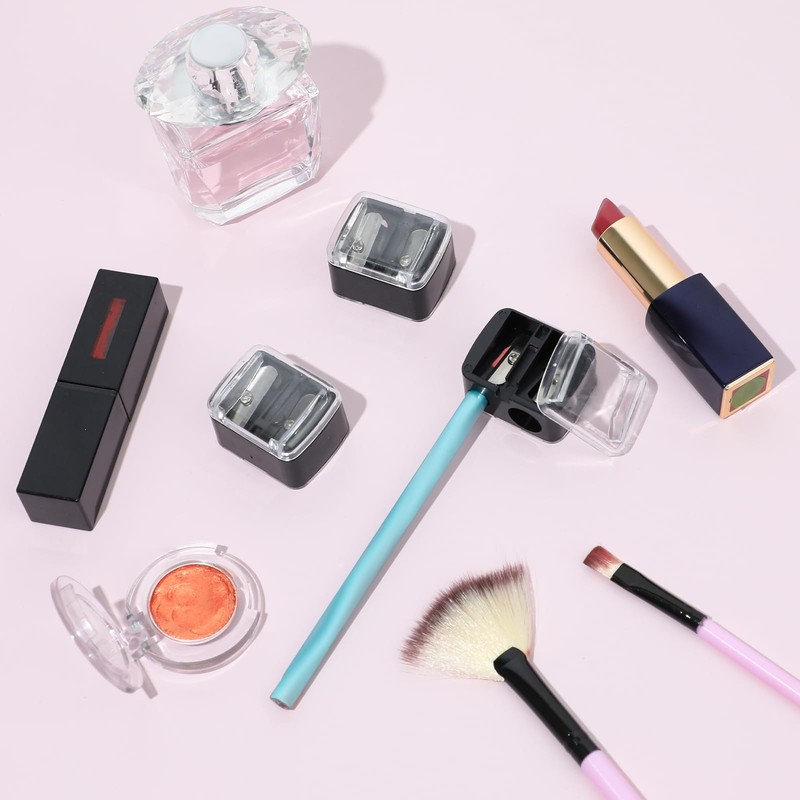 5 Pcs Cosmetic Pencil Sharpener, Eyeliner Sharpener Makeup Sharpener Small