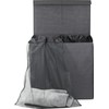 Simple Houseware Double Laundry Hamper with Lid and Removable Laundry