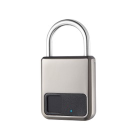Fingerprint Padlock,Smart Padlock,Suitable for House Door, Bookcase, Suitcase, Backpack, Gym, Bike, Office, Support USB Charging (Golden)