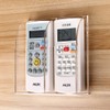 BTSKY Wall Mount Acrylic Remote Control Holder Clear Media Storage
