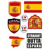 Daged Spain Sticker Card Pack of 8 – Car Sticker