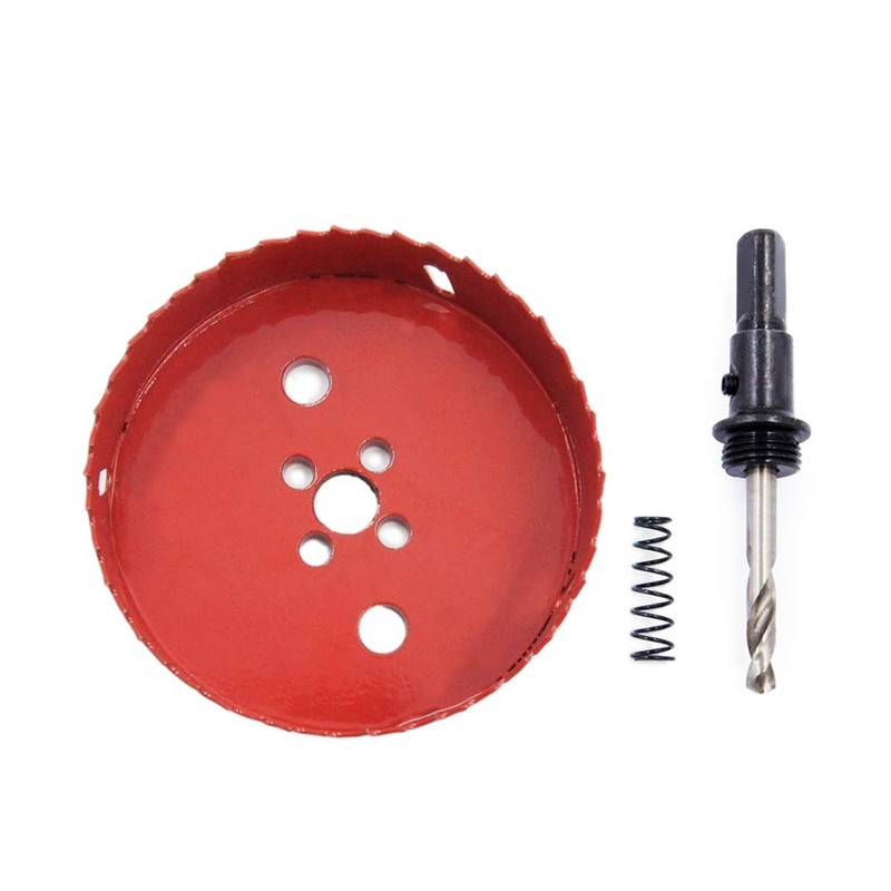 Hole Saw Drill Bit HSS Hole Cutter with Arbor for