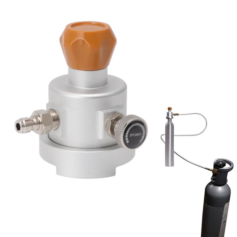 Soda Refill Adapter Aluminium Rubber With Air Release Switch and