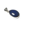 Teardrop Afghanistani Lapis Lazuli Sterling Silver 925 Gemstone Pendant -