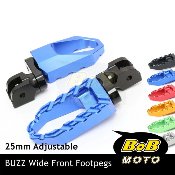 BobMoto BUZZ Rider Foot Pegs 25mm Extend For ZX-6R 636
