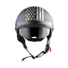 1Storm Motorcycle Half Face Helmet Mopeds Scooter Pilot with Retractable