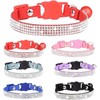 Dog Cat Collar Breakaway with Bell - Bling Rhinestone Dog