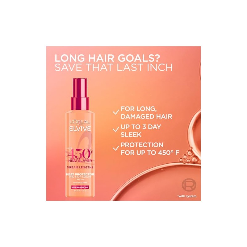 L'Oreal Paris Elvive Dream Lengths Heat Slayer - Aerosol de