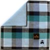 Brooks Brothers 125055-9253-02 Men's Towel Handkerchief (Blue, Approx. 9.8 inches