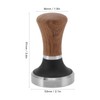 Coffee Tamper Stainless Steel Flat Bottom Coffee Hand Tamping Tool