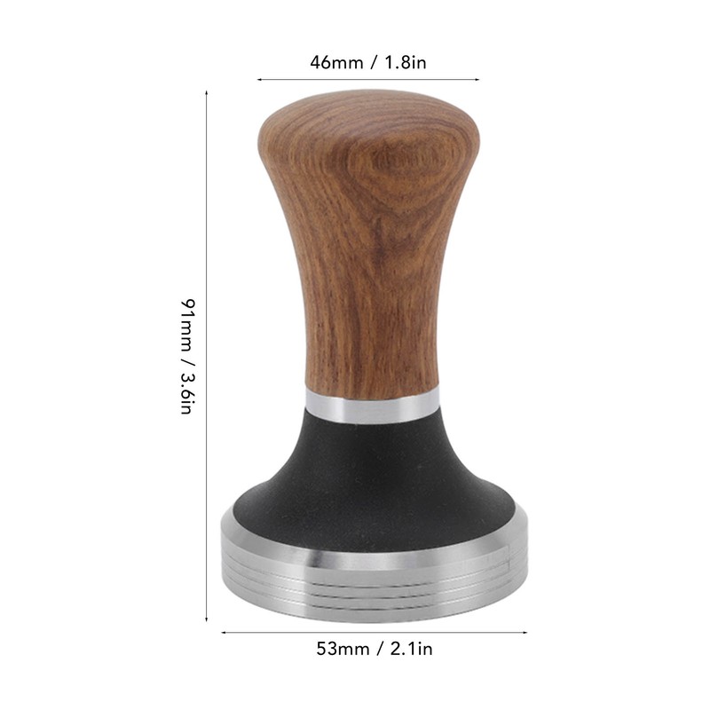 Coffee Tamper Stainless Steel Flat Bottom Coffee Hand Tamping Tool