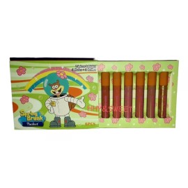 Ultramo Set Labial Mate Edición Bob Esponja Ultramo Original 6 Pzs