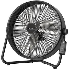 Lasko 20" High Velocity Fan with Remote Control, Black