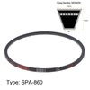 sourcing map SPA860 V-Belt Drive Belt 860 mm Pitch Length