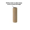B&P Lamp® 3/8 IP Threaded Steel Lamp Pipe Nipple, 1