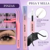 140pzs Kit De Extensiones Pestañas Raíces Curvaturad 8-18mm
