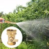 Hourleey Brass Garden Hose Shut Off Valve, 2 Pack Heavy