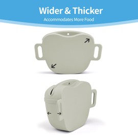 AUDWUD Upgraded Version of Silicone Treat Bag,Tighter Sealing to Prevent Food from Falling out While Walking;Comes with a Belt for Convenient Wearing;also Includes a Training Clicker