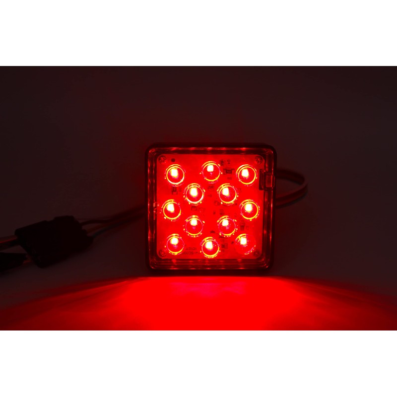 MAXXHAUL 50021 Trailer Hitch Cover with 12 LED's Brake and