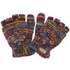 GURU SHOP Nepal Hand Knitted Gloves, Folding Gloves, Wool Gloves