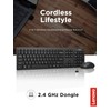 Lenovo 100 Wireless Keyboard and Mouse Combo – Cordless Set