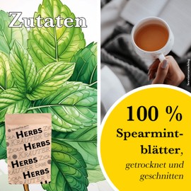 SpreeRausch Spearmint Tea 100 g - Experience Freshness, Clarity & Flavour # Spearmint # Moroccan Mint