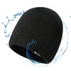 TOP-EX XL/XXL Waterproof Merino Beanie Hat Men Wool Winter Hat