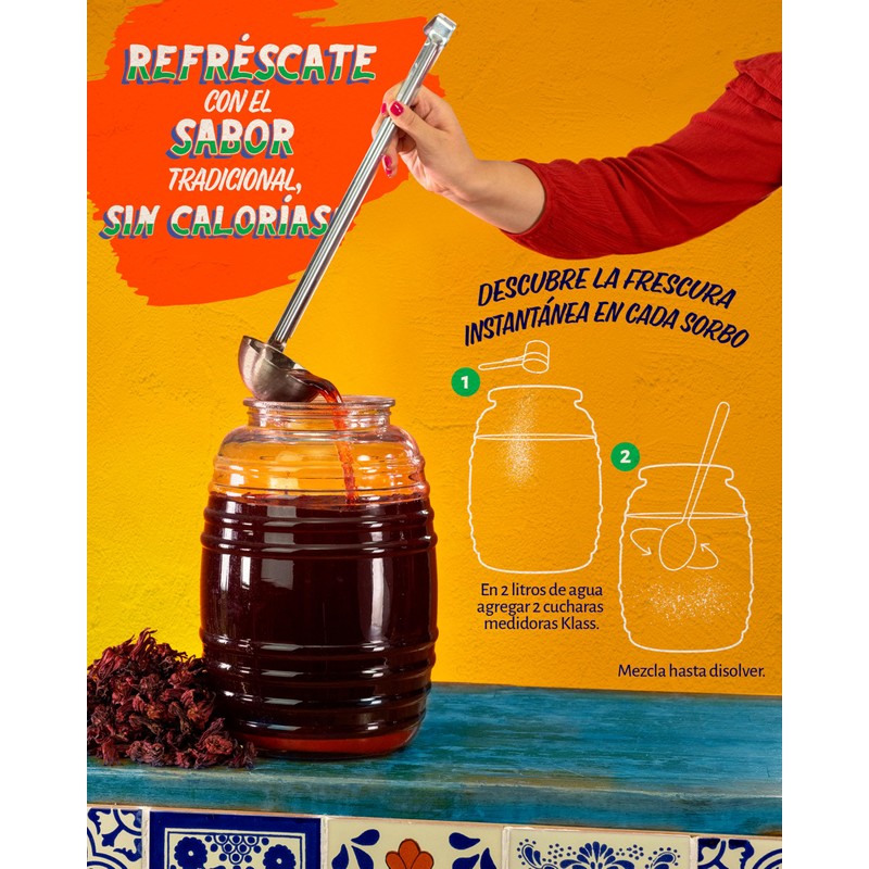 Klass Aguas Frescas Sabor Jamaica Rinde 14 L - Sin