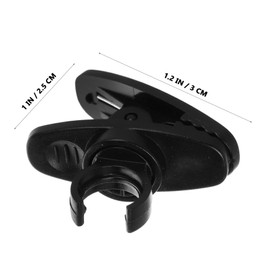 BESPORTBLE 10pcs Lavalier Mic Clips Secure Tie Clips for Microphone Video Recording Single Mount Holder for Lavalier Microphone for Interviews and Vlogging