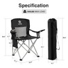 Elevon Folding Camping Chairs, Portable Outdoor Beach Chair for Adults