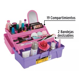 ORGANIZADOR DE MAQUILLAJE Cosmetiquera Organizador De Maquillaje Makeup Con Divisiones