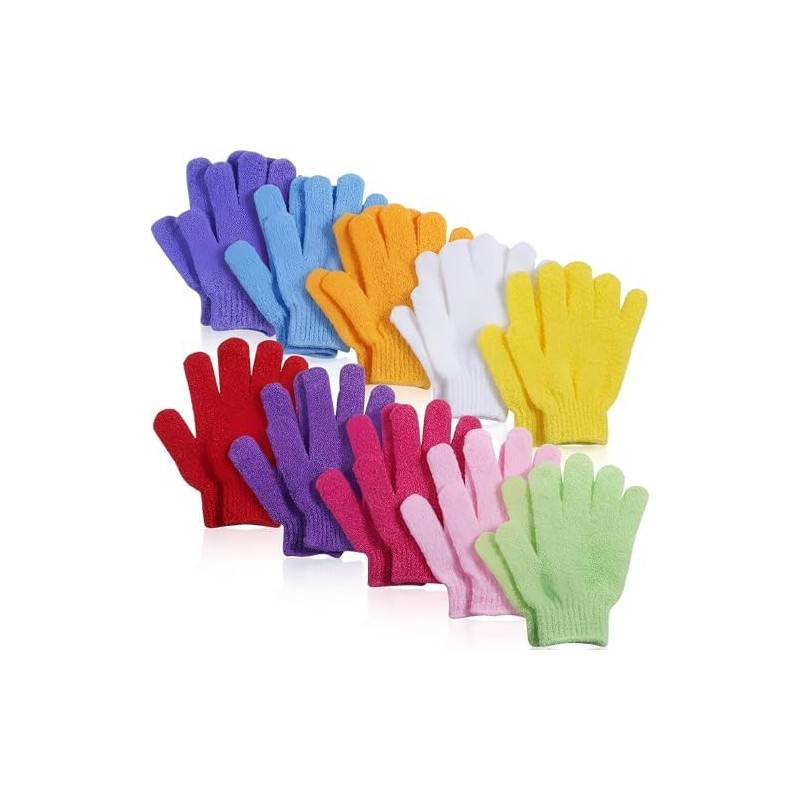 Guantes Exfoliantes para Baño Triko - Set de 10 Pares