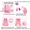 VIDOSCLA School Bags for Girls,2Pcs Bowknot Students Backpack,Elementary Princess Bookbag