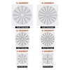Large Mandala Stencils Set for Painting (6 Pack, 14/10.5/9.6 Inch),