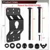 Trailer Spare Tire Mount for for Utility Trailer,Enclosed Trailer Spare