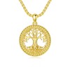 Tree of Life Necklace Gold Plated Over 925 Sterling Silver