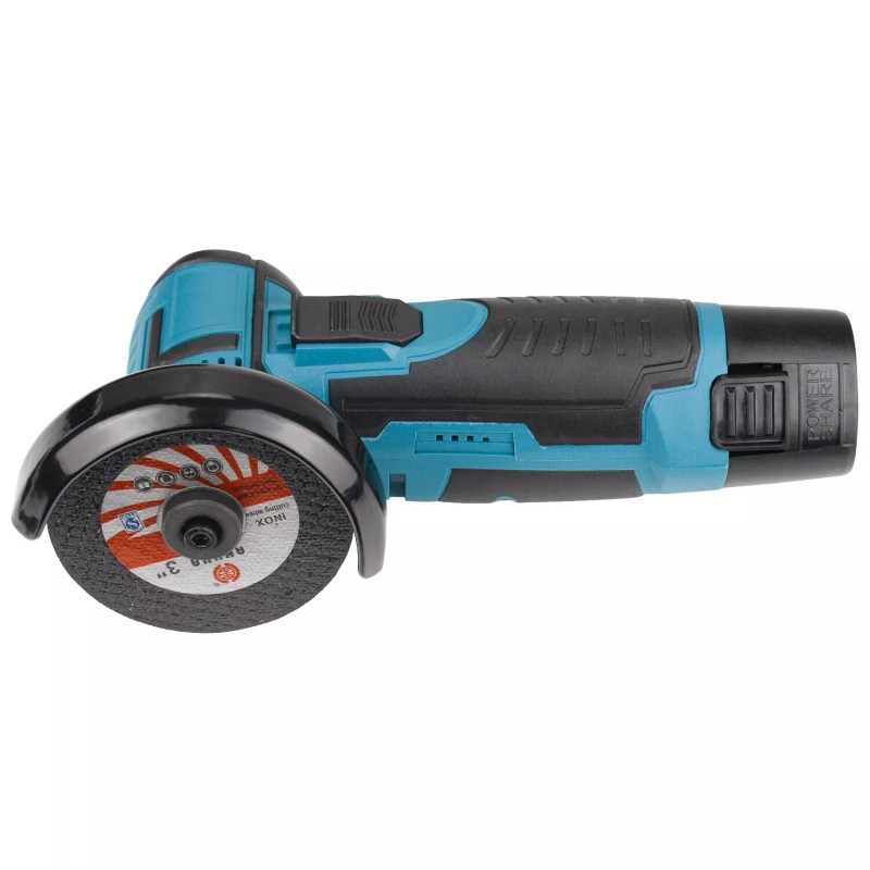 Zistel 12V Brushless Cordless Angle Grinder Set with Li-ion Battery
