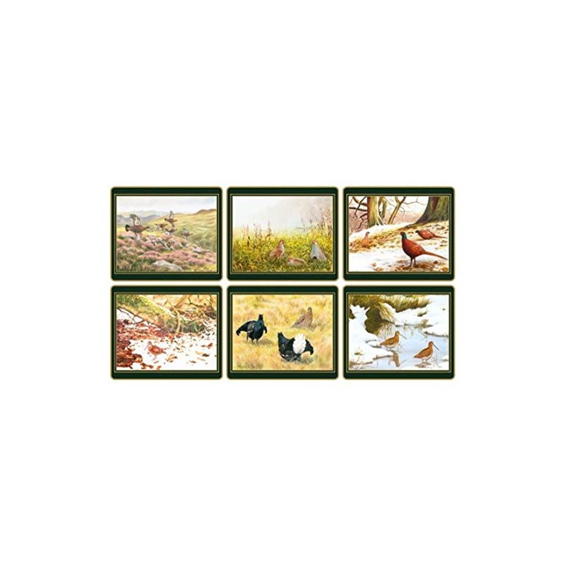 Lady Clare Traditional Coasters Game Birds