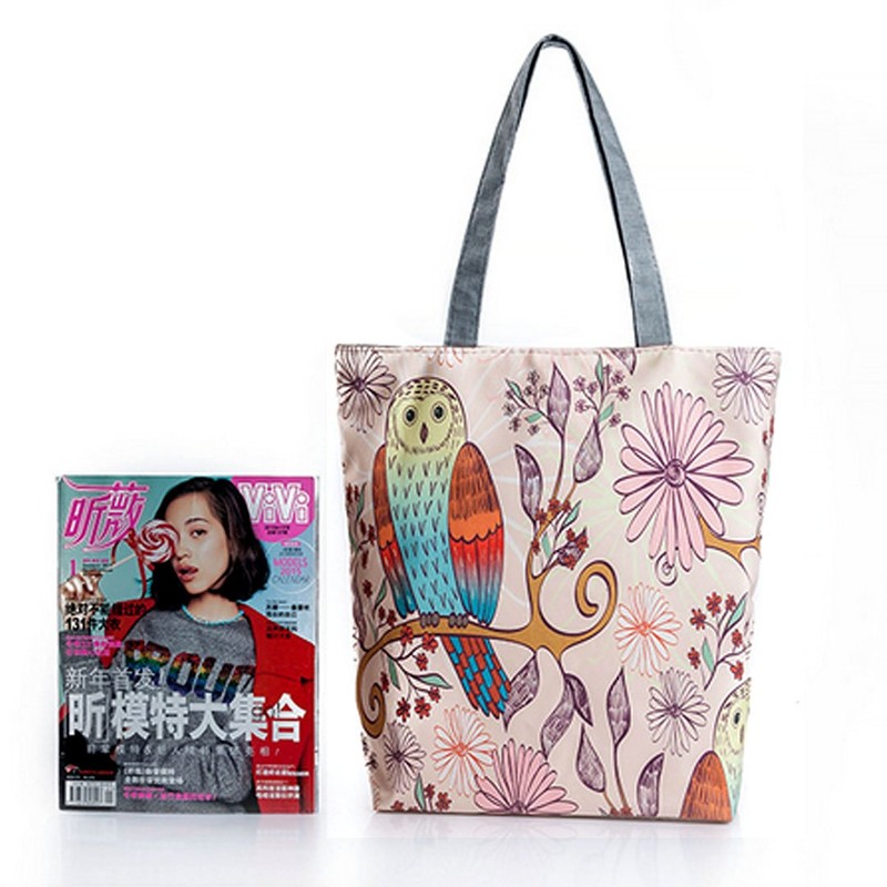 Millya Creative Waterproof Foldable Large Shopping Bag Travel Recycle Bag