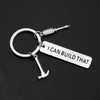 CENWA Woodworking Gifts Carpenter Gift I Can Build That Keychain