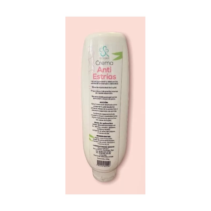 Somar Rolf Crema Anti Estrías Somar Rolf 250gr Con Rosa
