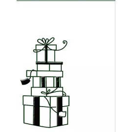 CRAFTS TOO EMBOSSING FOLDERS "GIFTS" CTFD3070  FOR CARDS & SCRAPBOOKING