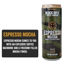 Black Rifle Coffee Company RTD - Espresso Mocha, 11 Fl Oz (Pack of 12)
