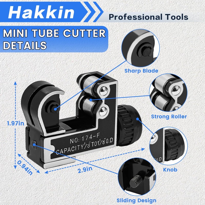 HVAC Repairing Tools, 10PCS Swaging Drill Bit Set with 5