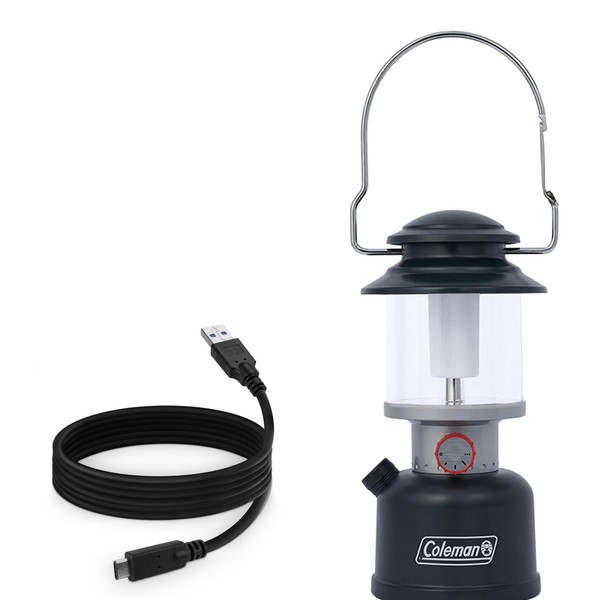 BoxWave Cable Compatible with Coleman Classic Recharge 800 Lumens LED
