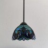 Enjoy Decor Lamps Tiffany Style Mini Hanging Lamp Plug In