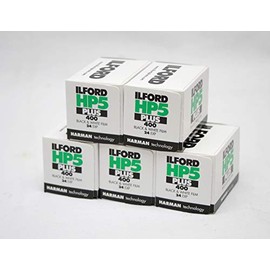 Ilford HP5+ Black & White Film, 24 exp, multipack of 5