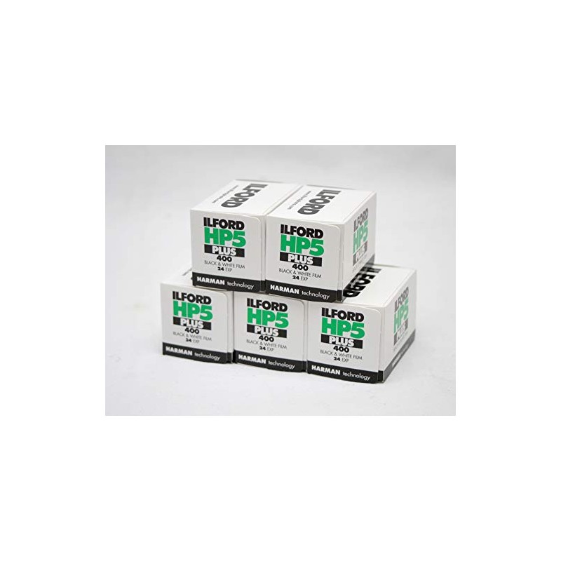 Ilford HP5+ Black & White Film, 24 exp, multipack of